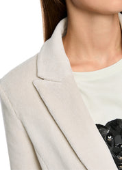 Smoke Cord Blazer In Cotton Blend