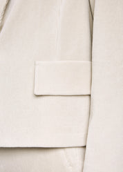 Smoke Cord Blazer In Cotton Blend