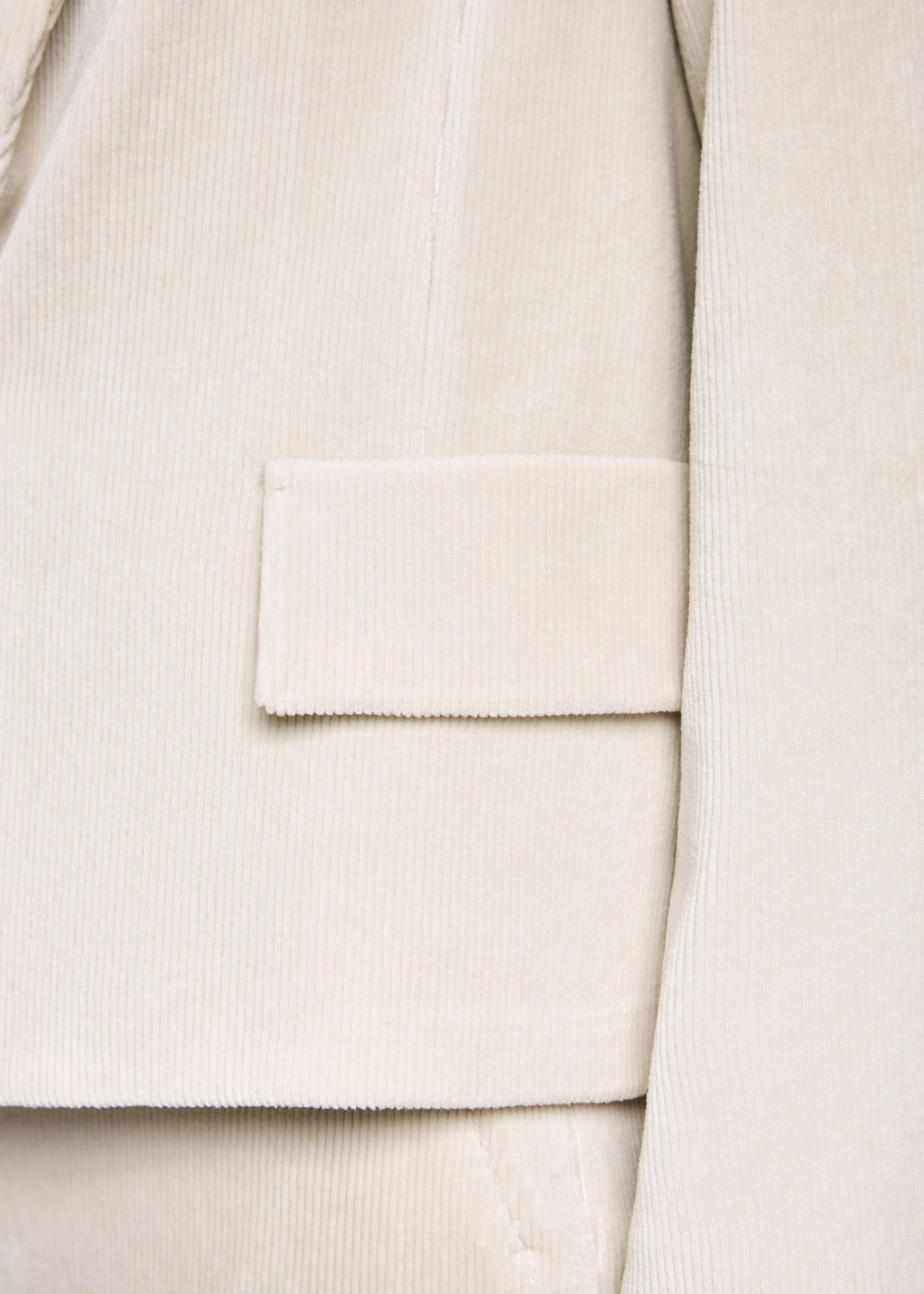 Smoke Cord Blazer In Cotton Blend