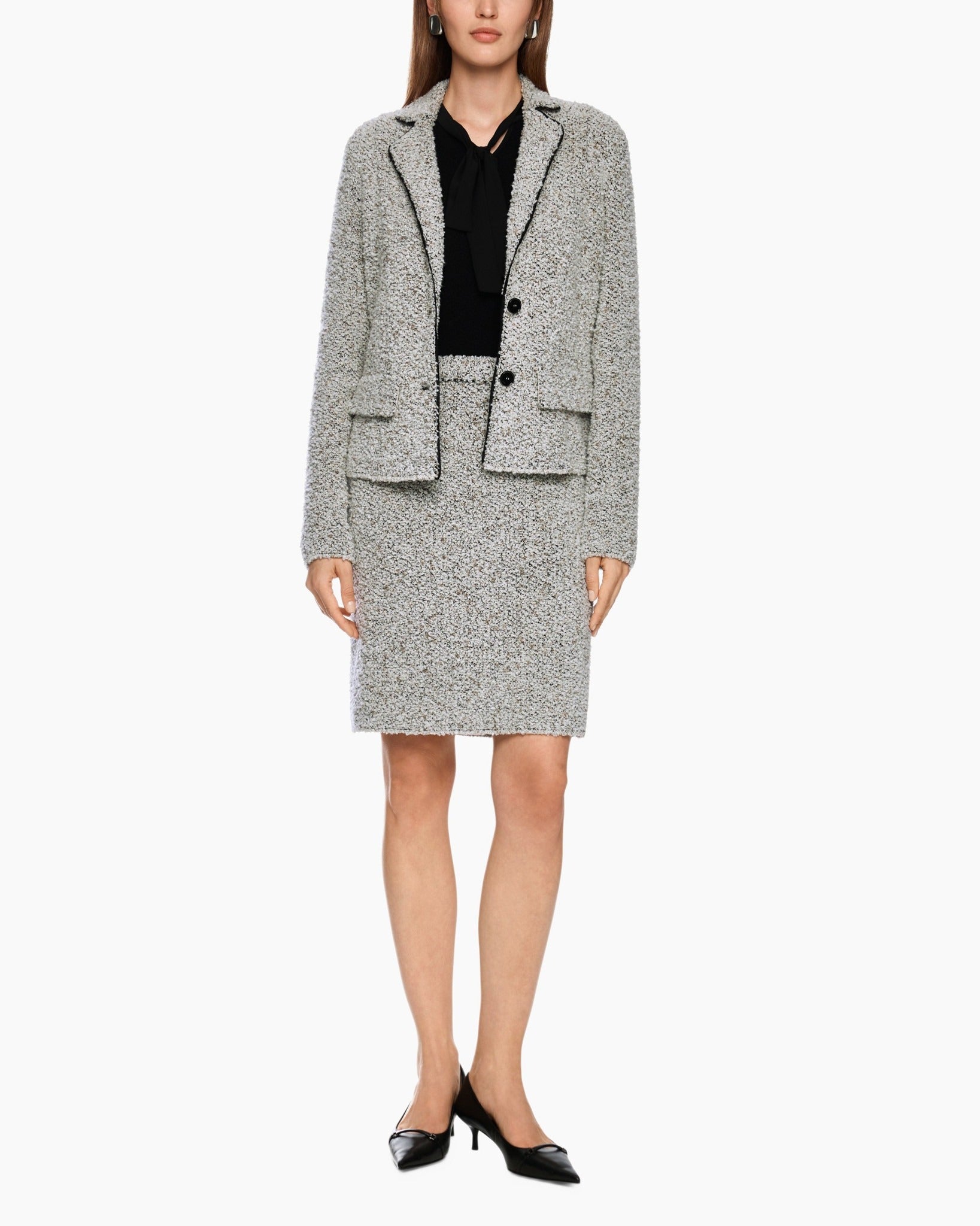 Boucle Smoke Blazer