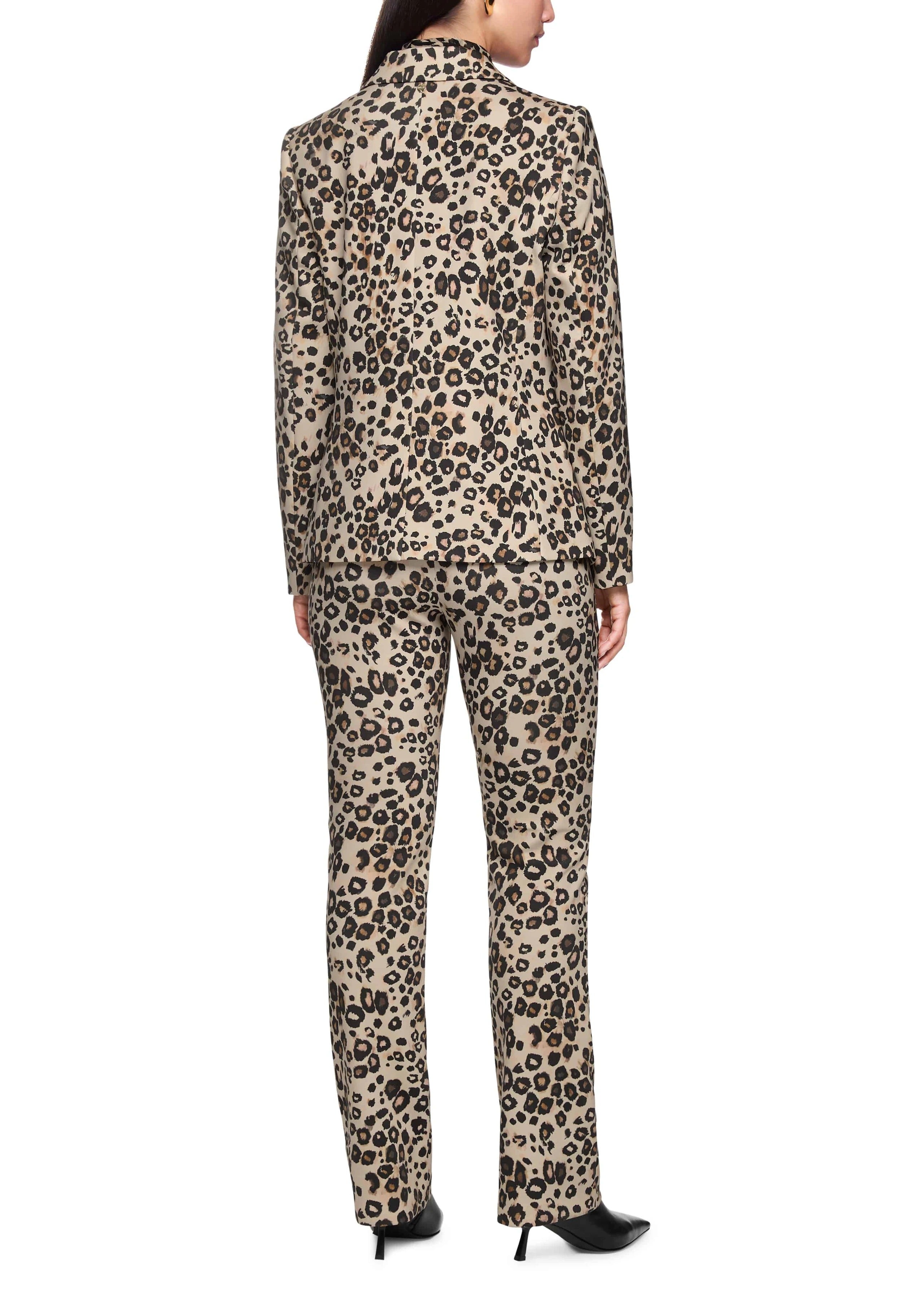 Blazer In Scuba Jersey Leopard Print