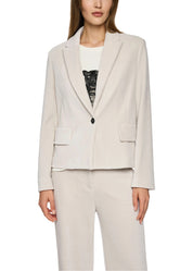 Smoke Cord Blazer In Cotton Blend