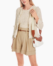 Boucle Cardigan Beige