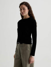 Julia Long-Sleeve Top Super Black