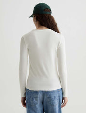 Julia Long-Sleeve Top Heather Powder