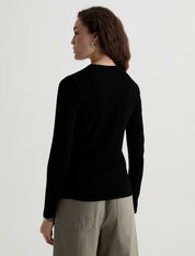 Julia Long-Sleeve Top Super Black