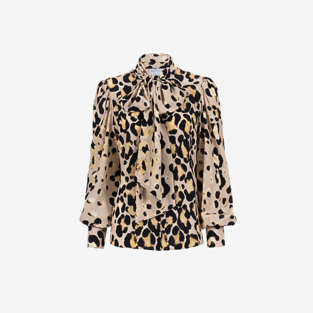 Angelica Blouse in Animalier