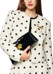Cropped Jacket Polka Dot