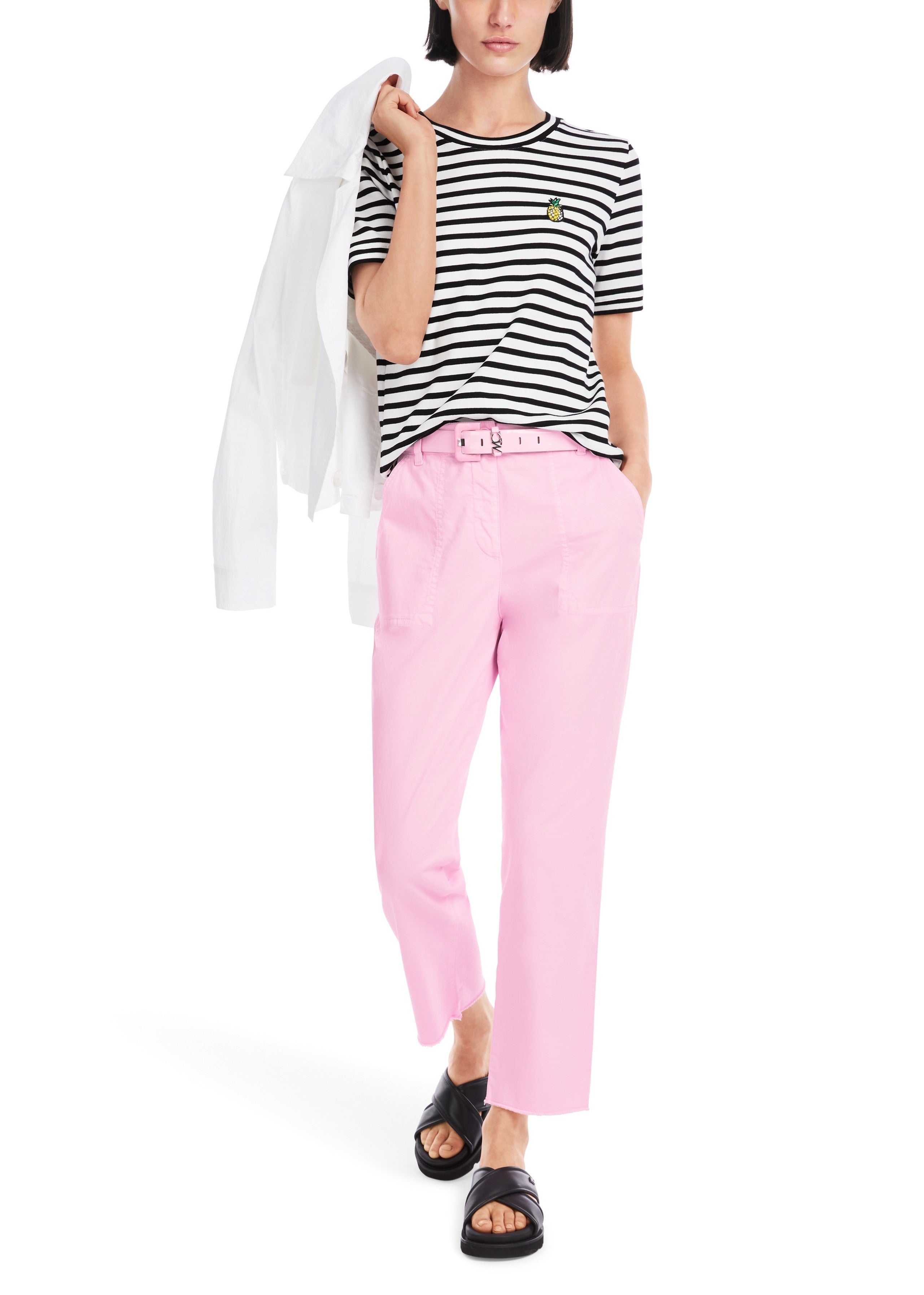 Blk/white stripe tshirt