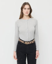 Isaac Cream Zebra Belt
