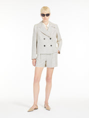 Striped cotton ottoman jacket
