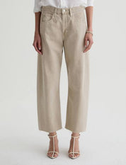 Hattie Crop Jean Light Taupe
