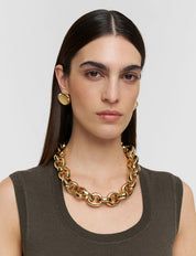 Bean Earrings Gold
