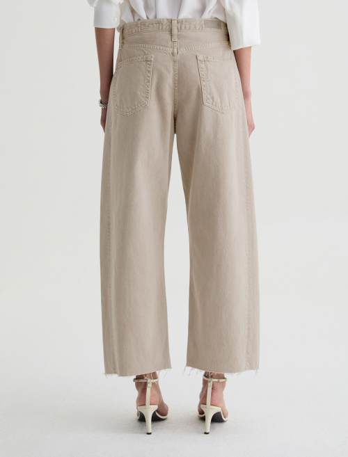 Hattie Crop Jean Light Taupe