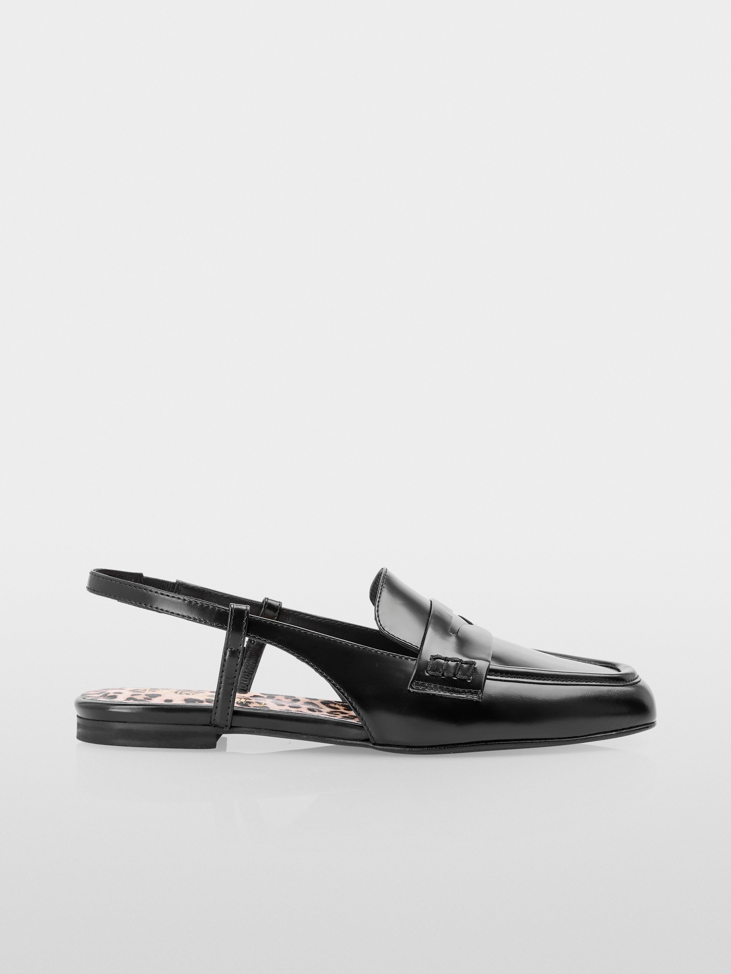 Black Sling Back Flats