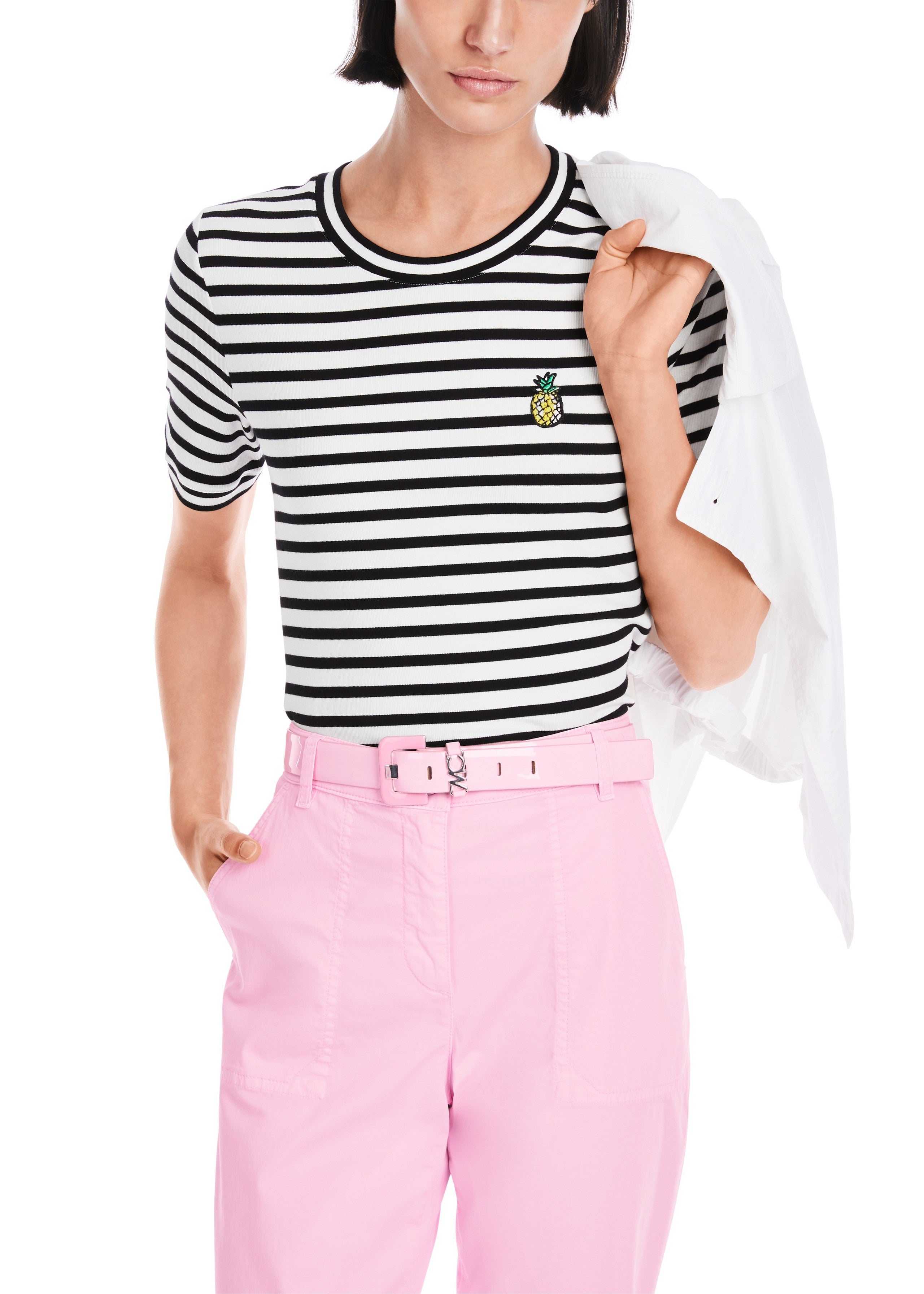 Blk/white stripe tshirt