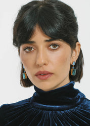 Justine Earrings Sapphire