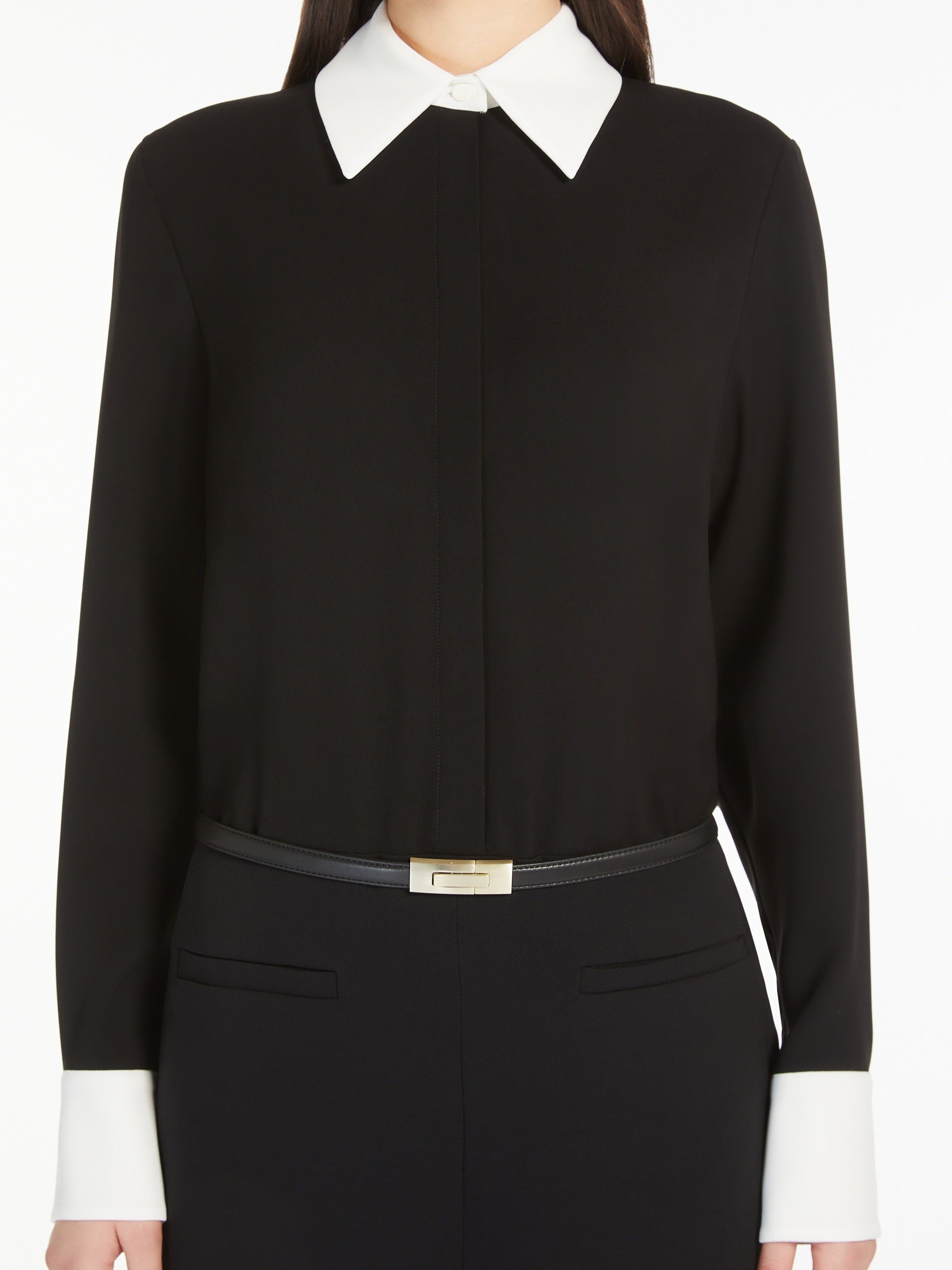 Dinar Navy Cady Shirt dress