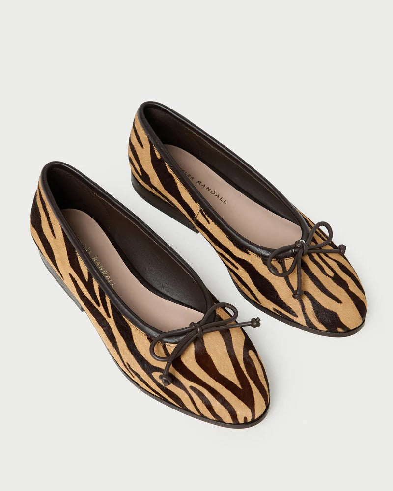 Noelle Flat Zebra Print
