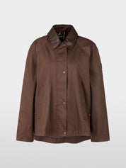 Choc Oversized outdoor jacket with zip