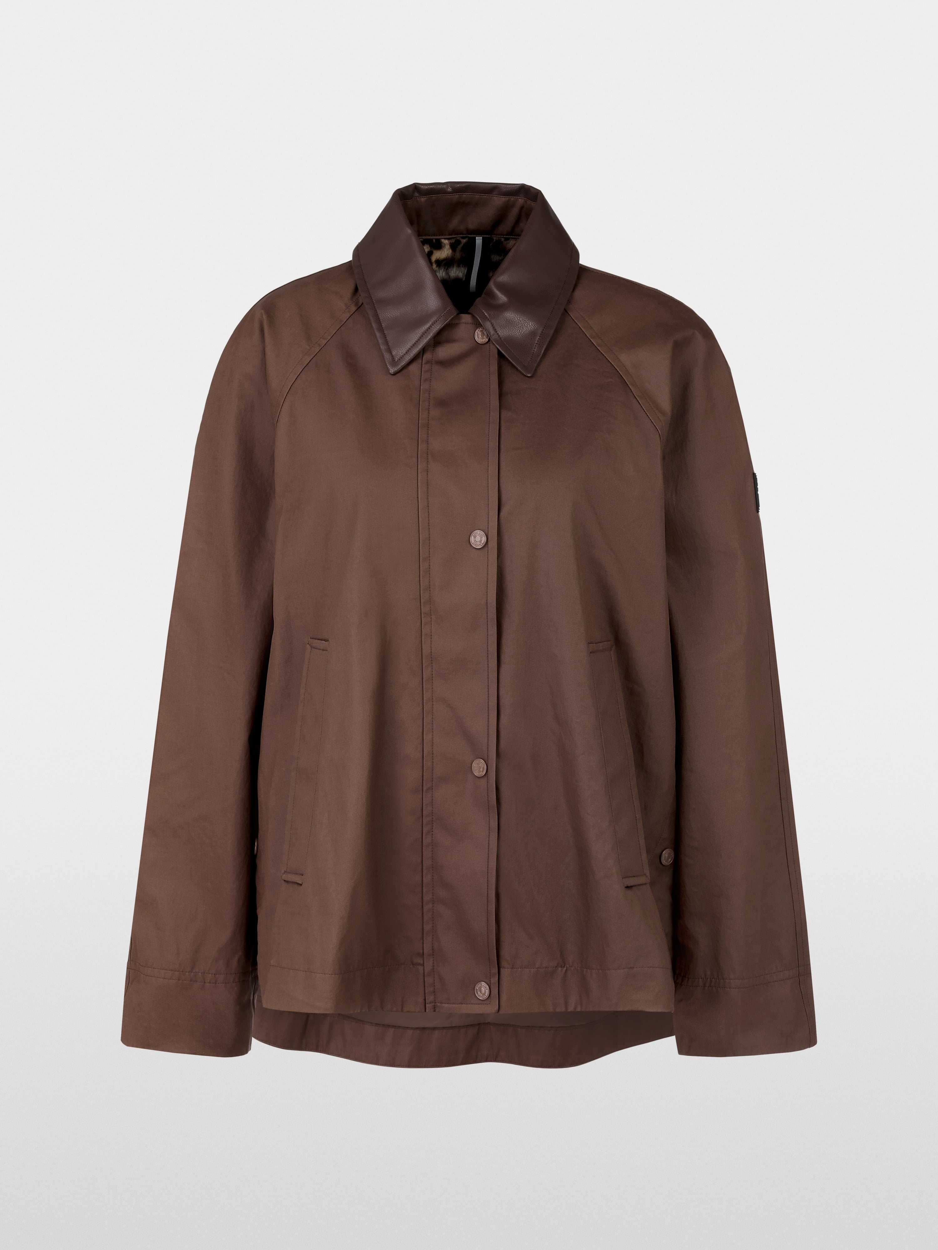 Choc Oversized outdoor jacket with zip