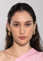 Miral Hoop Earrings Gold