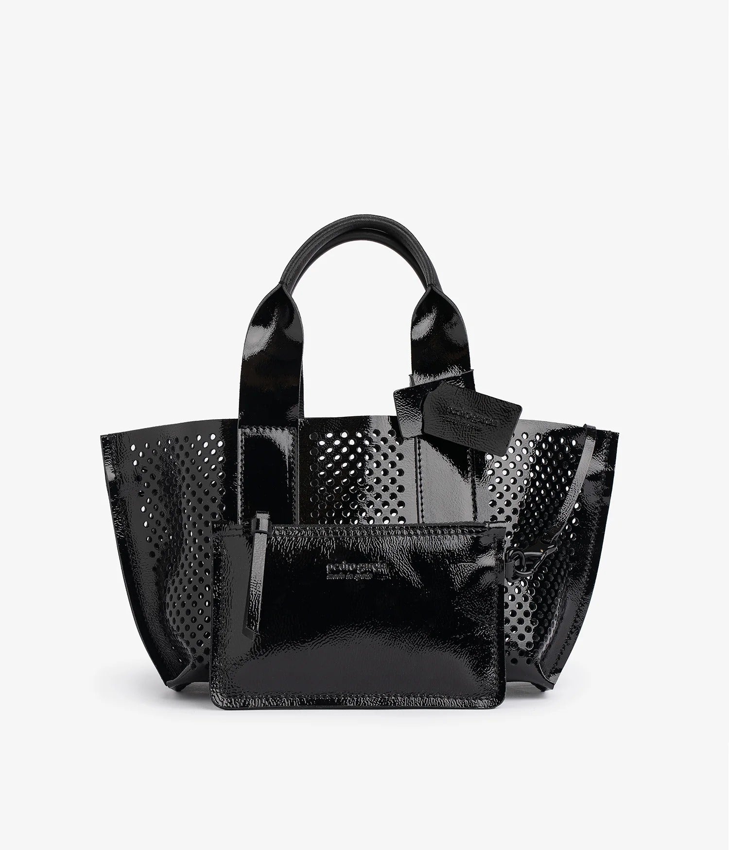 The Perfed Tote patent black