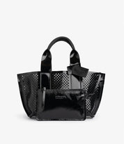 The Perfed Tote patent black