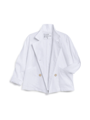 Frank & Eileen Mini English Peacoat White