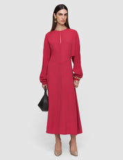 Hills Crepe Dress Mulberry