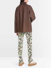 Choc Oversized outdoor jacket with zip