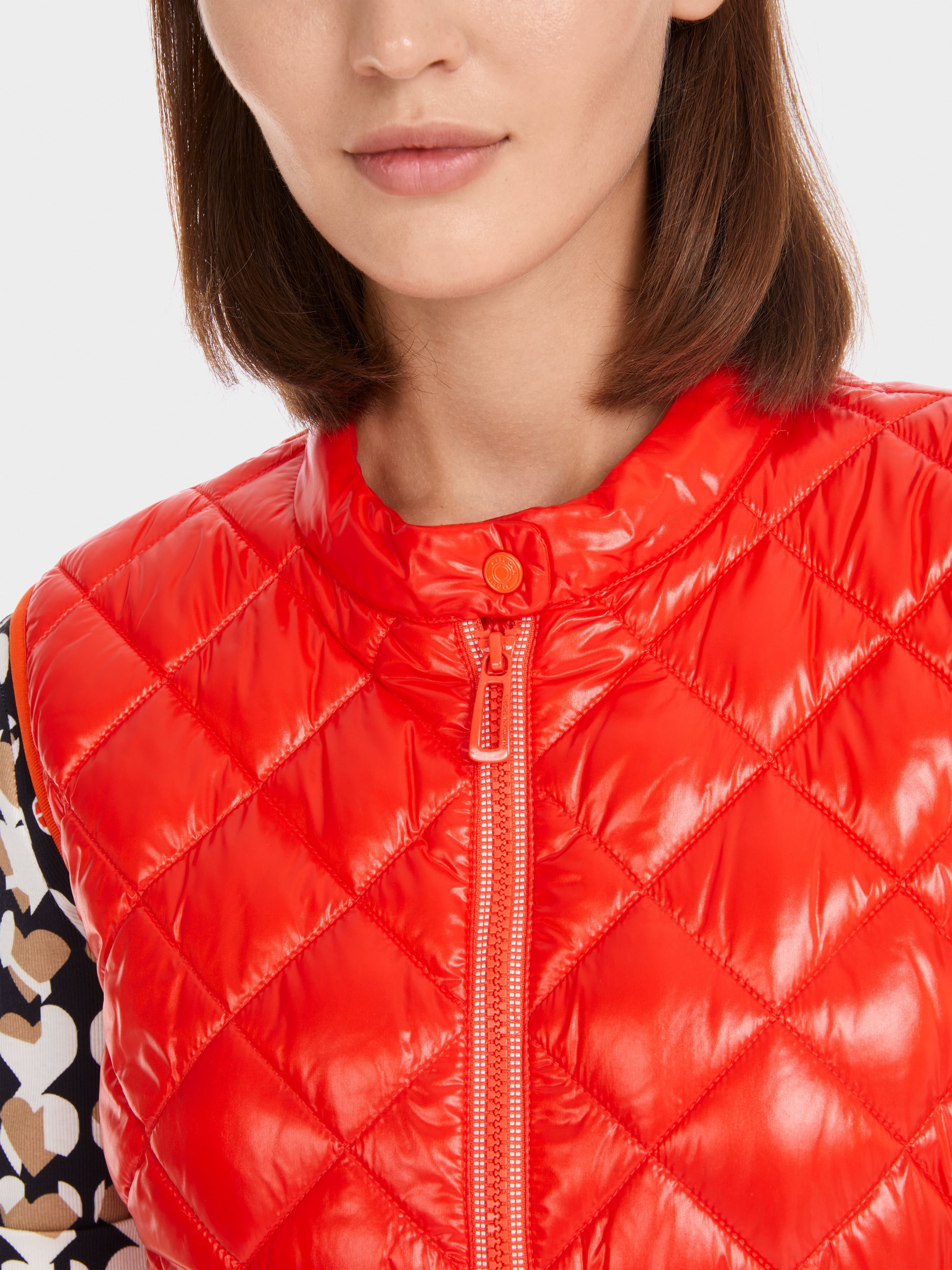Orange Puffer Vest