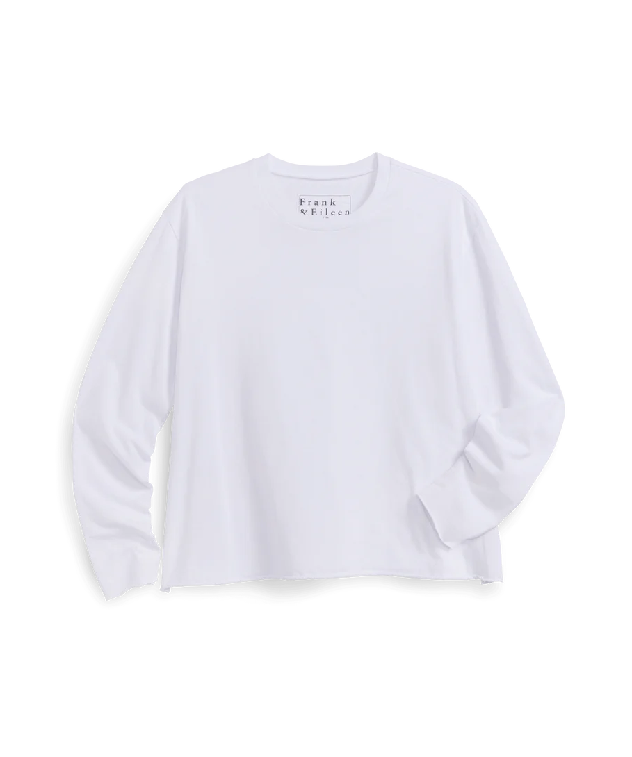 Frank & Eileen Quinn Crew Long-Sleeve White