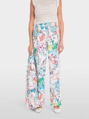 WUKARI puddle pants with print