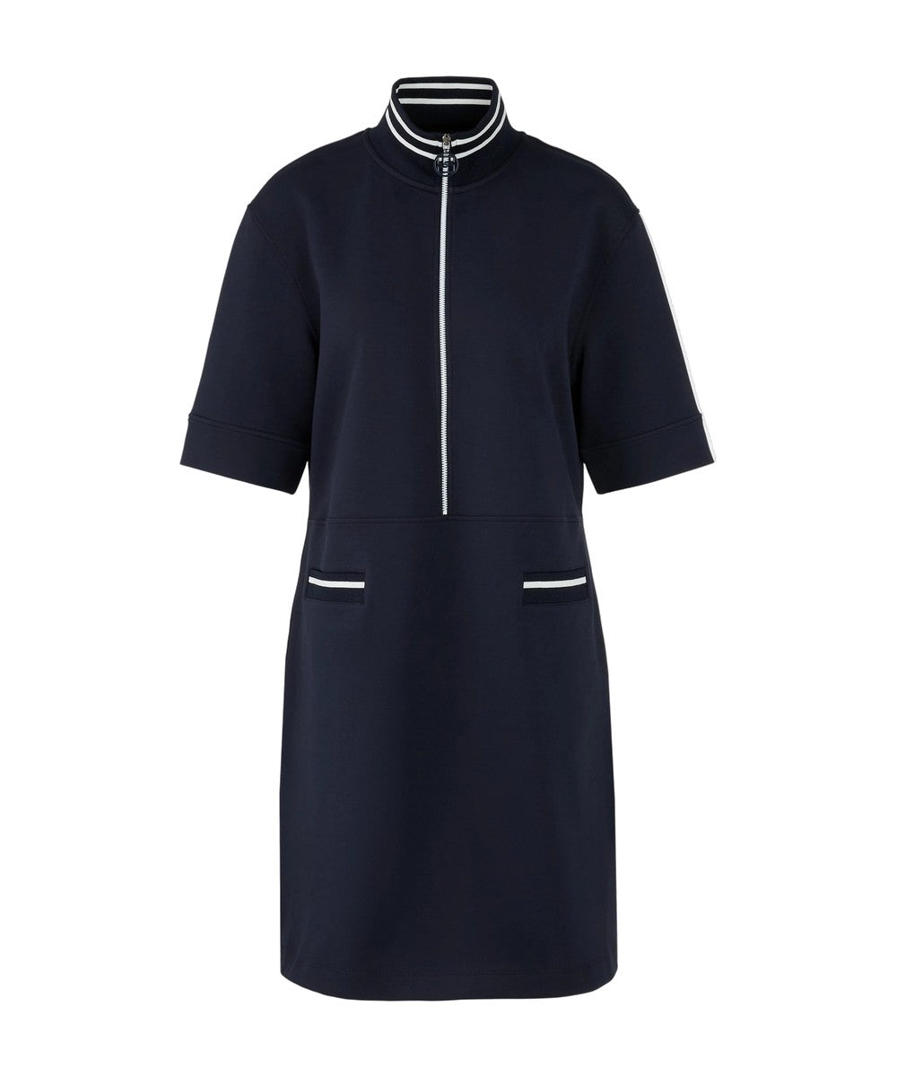 Marc Cain Sport Dress with Troy Collar Navy
