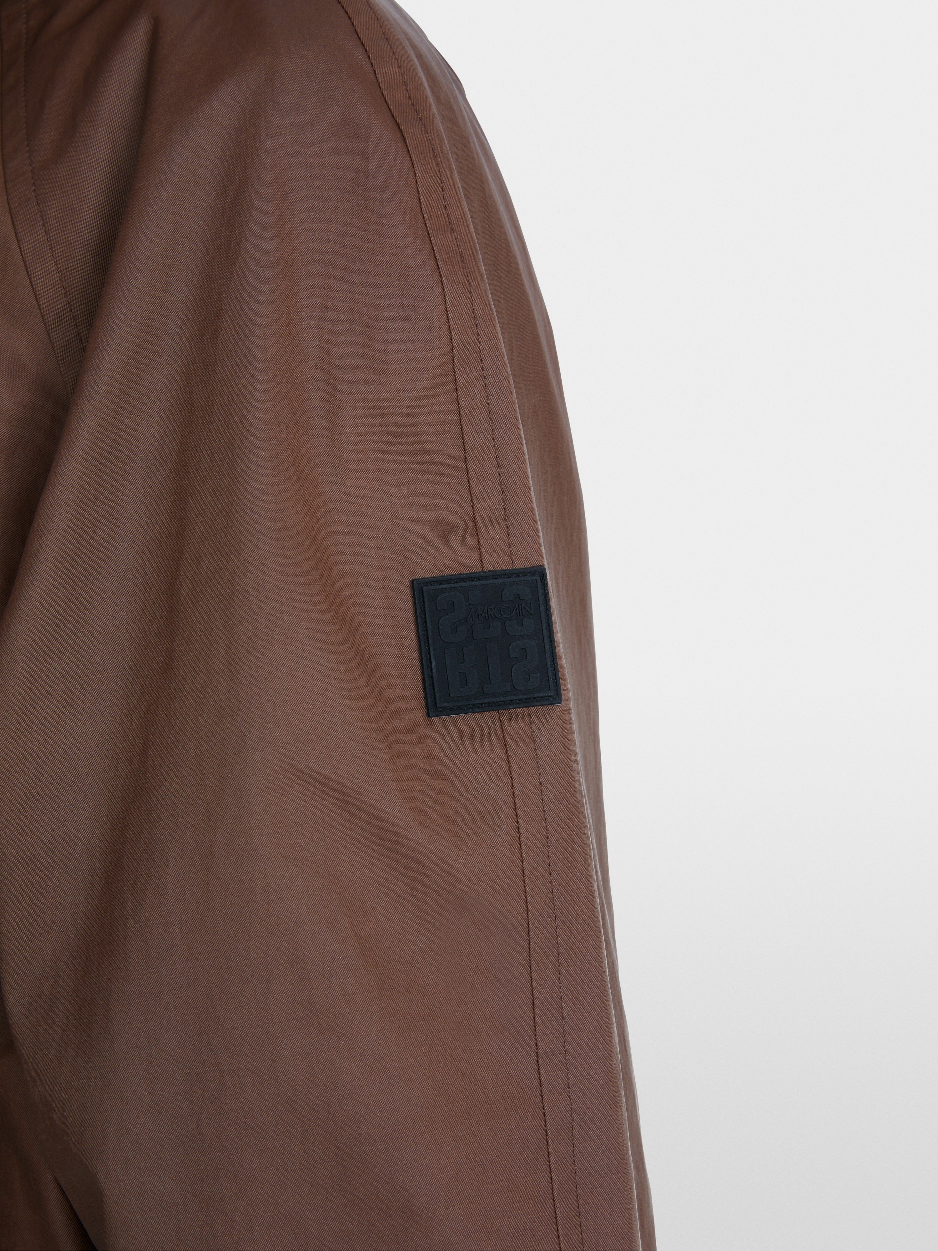 Choc Oversized outdoor jacket with zip