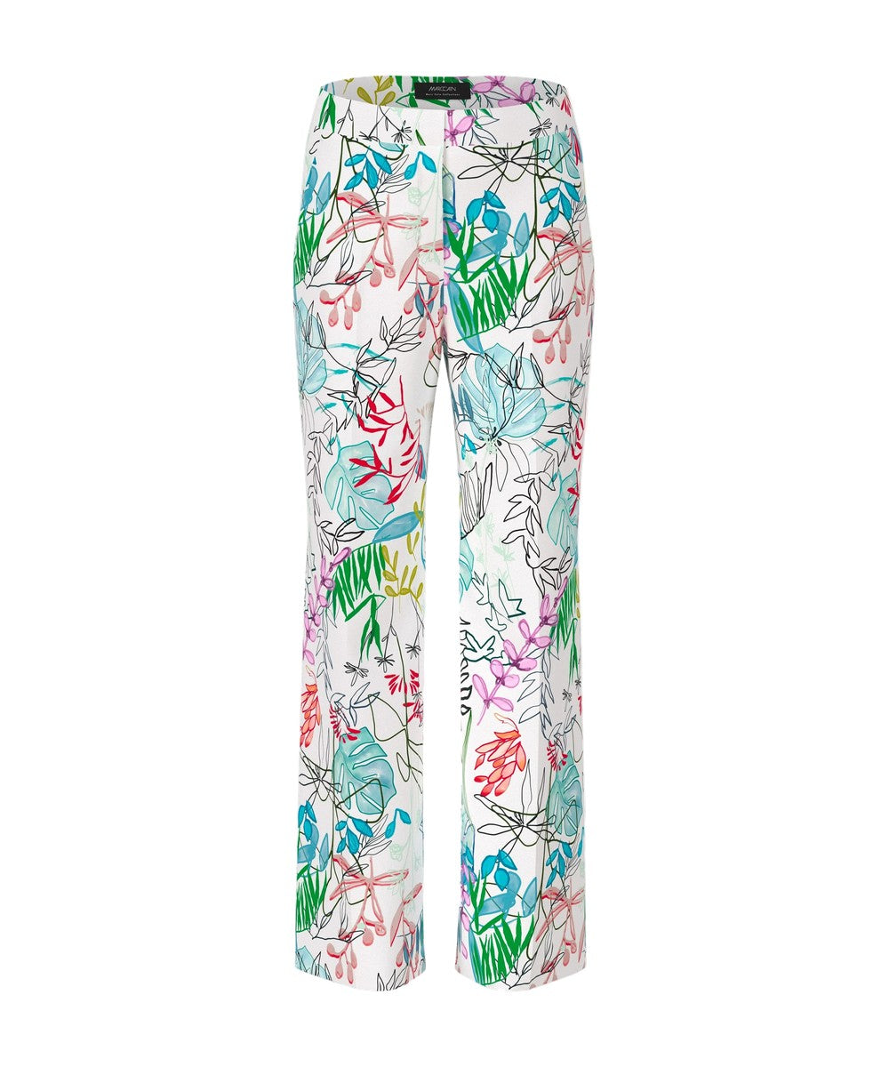Marc Cain Wukari Puddle Pants with Print