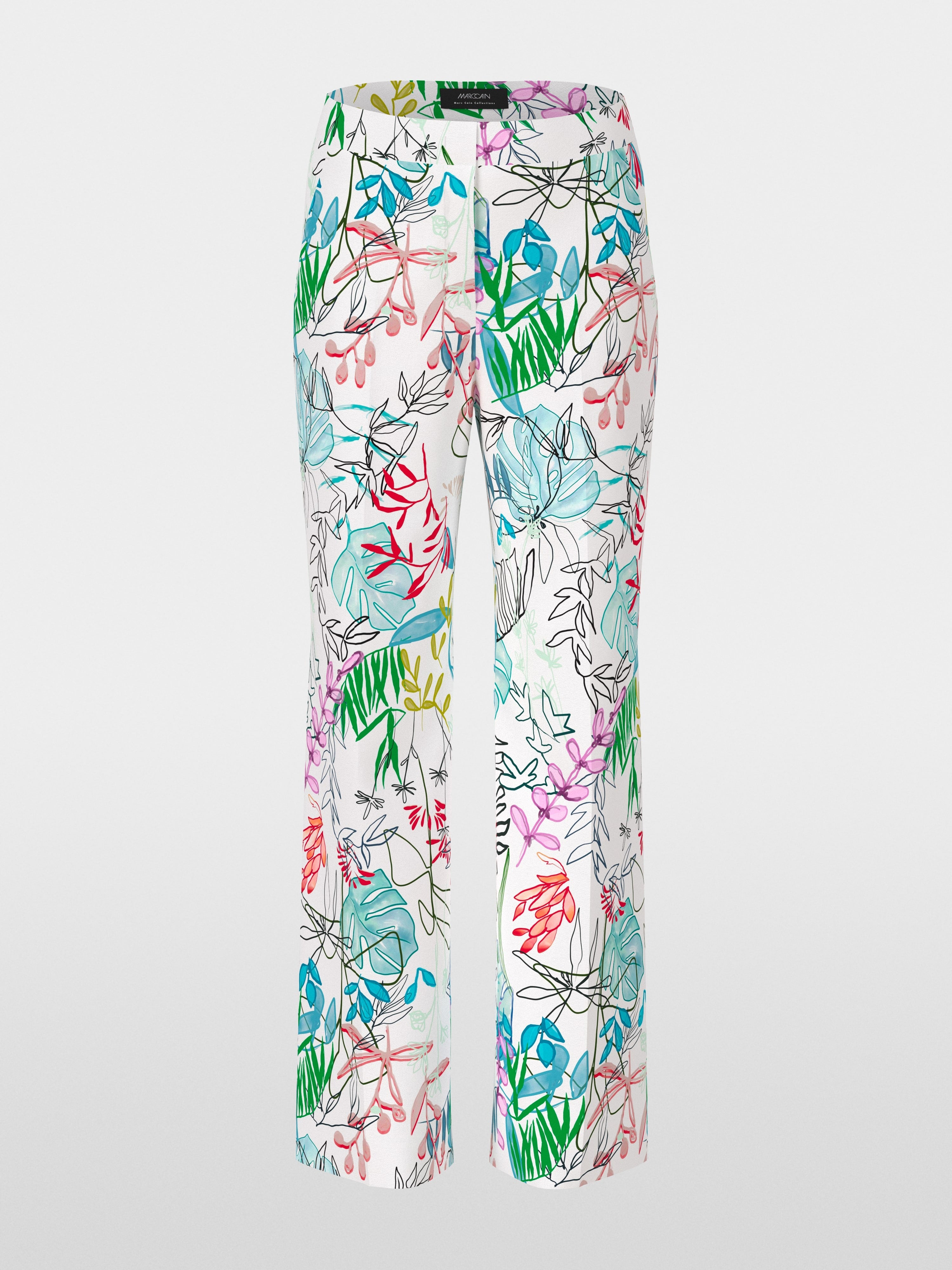 WUKARI puddle pants with print