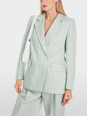 Large pinstripe blazer