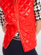 Orange Puffer Vest