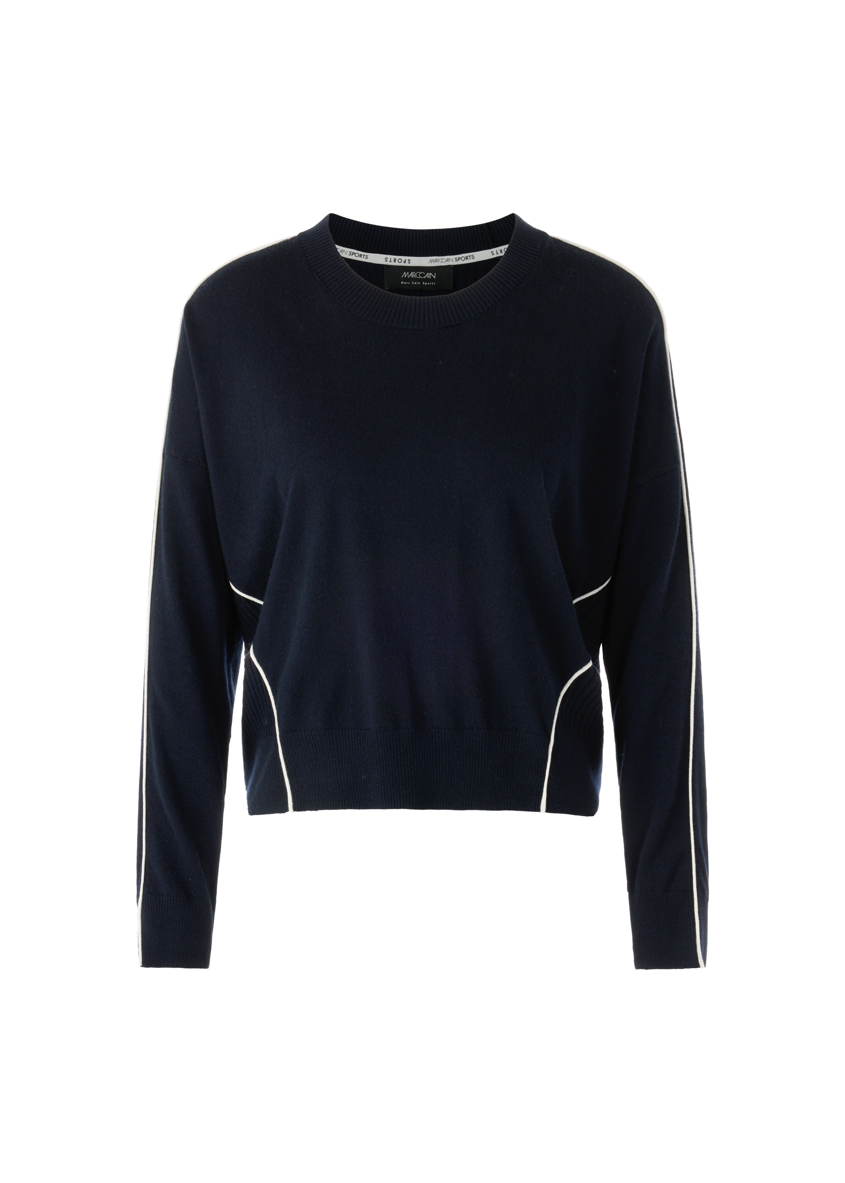 Cropped Sweater Navy