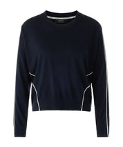 Marc Cain Cropped Sweater Navy