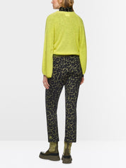 FREDERICA leopard print pull-on trousers