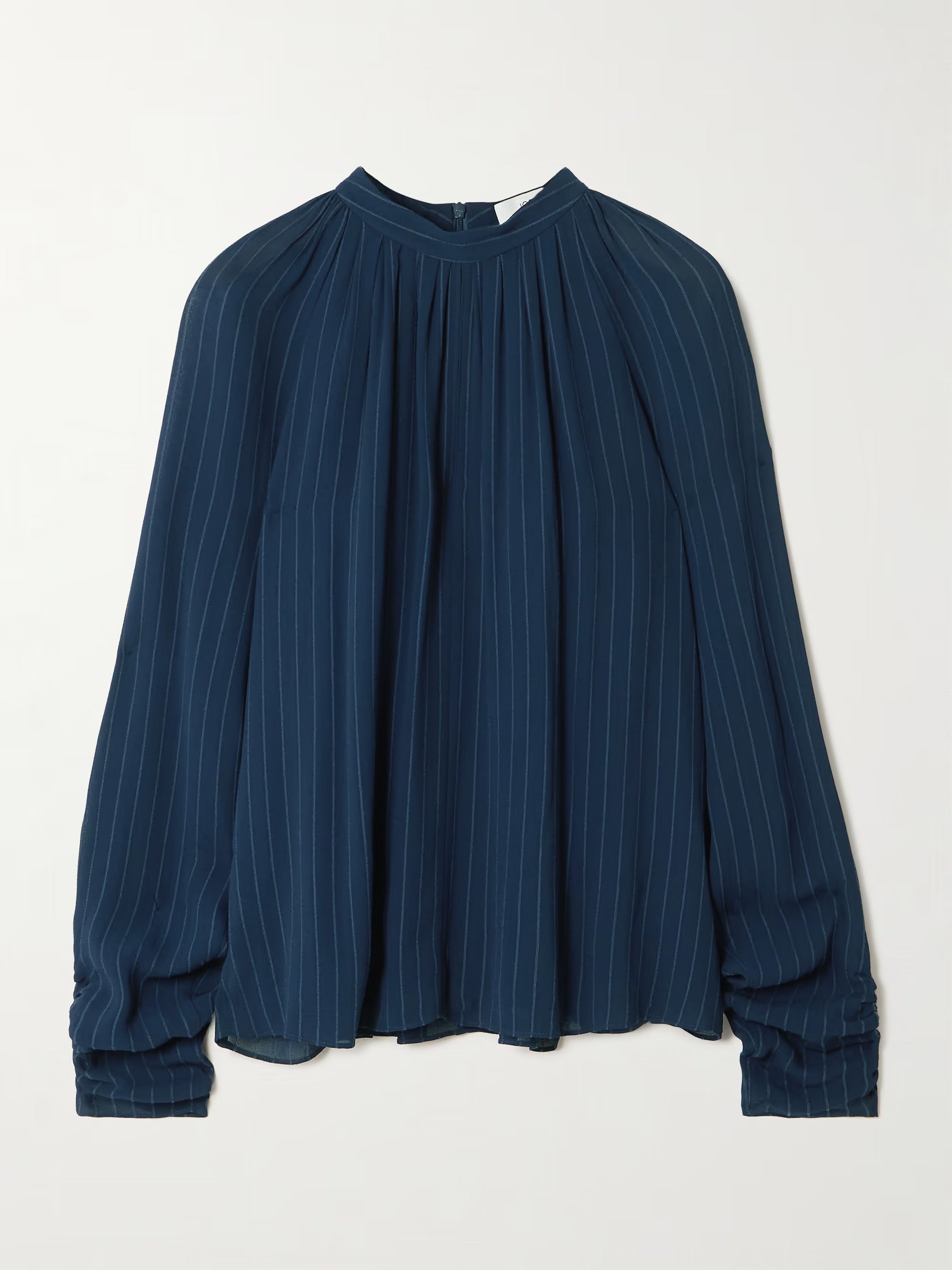 Garcia-Blouse-Ladder Lace Blue