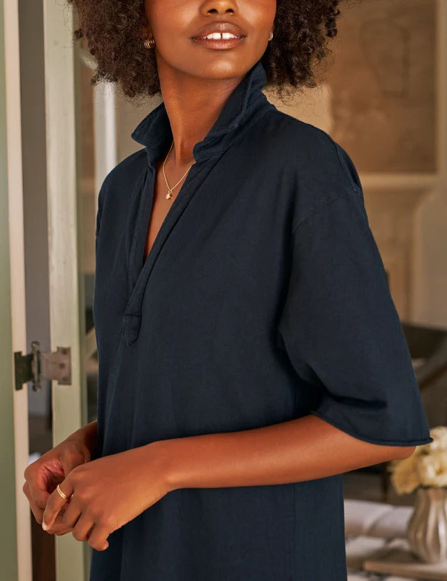 Emma Popover Henley Maxi Dress