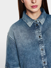 Denim blouse