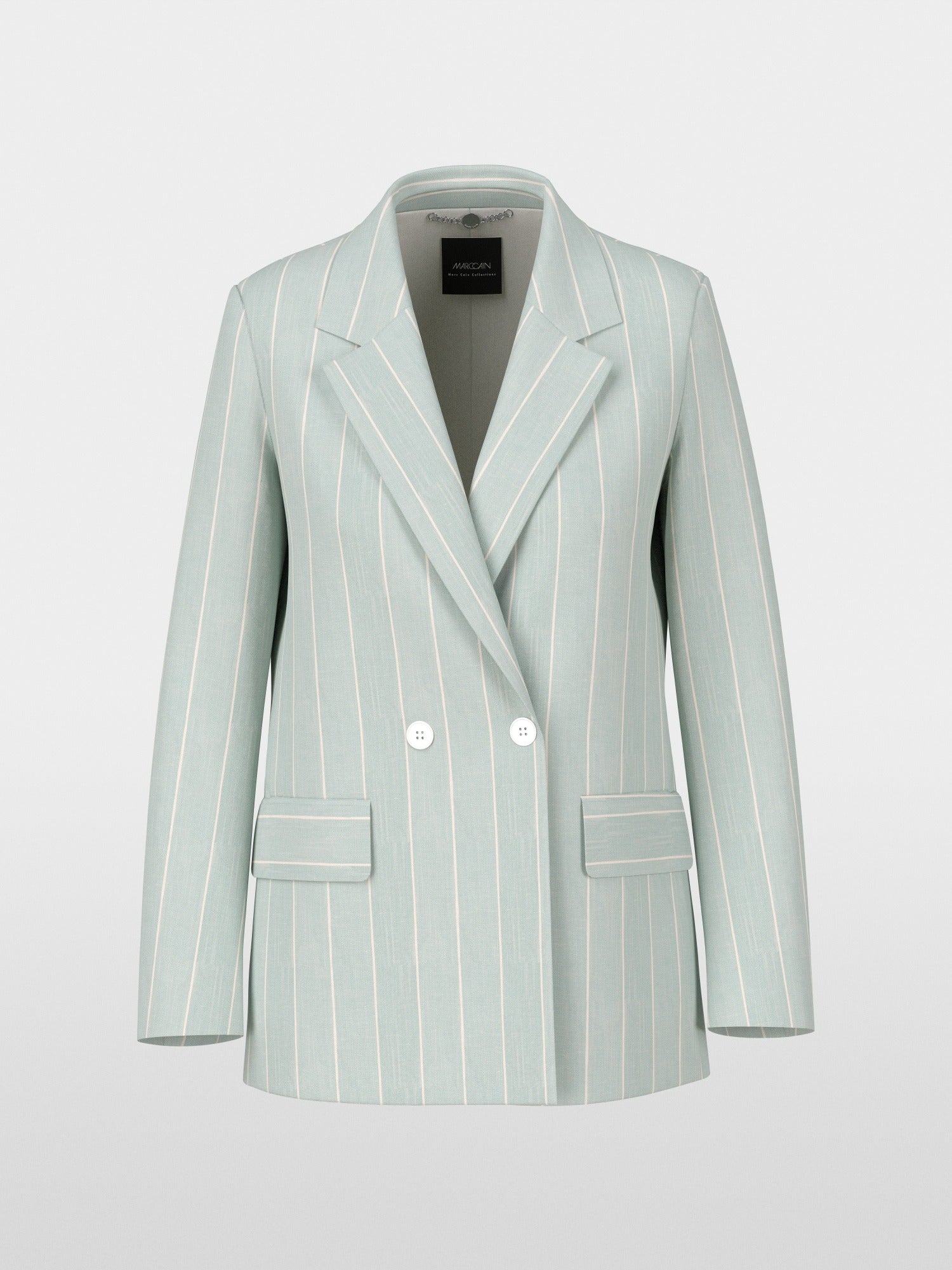 Large pinstripe blazer
