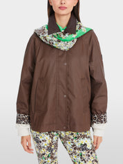 Choc Oversized outdoor jacket with zip