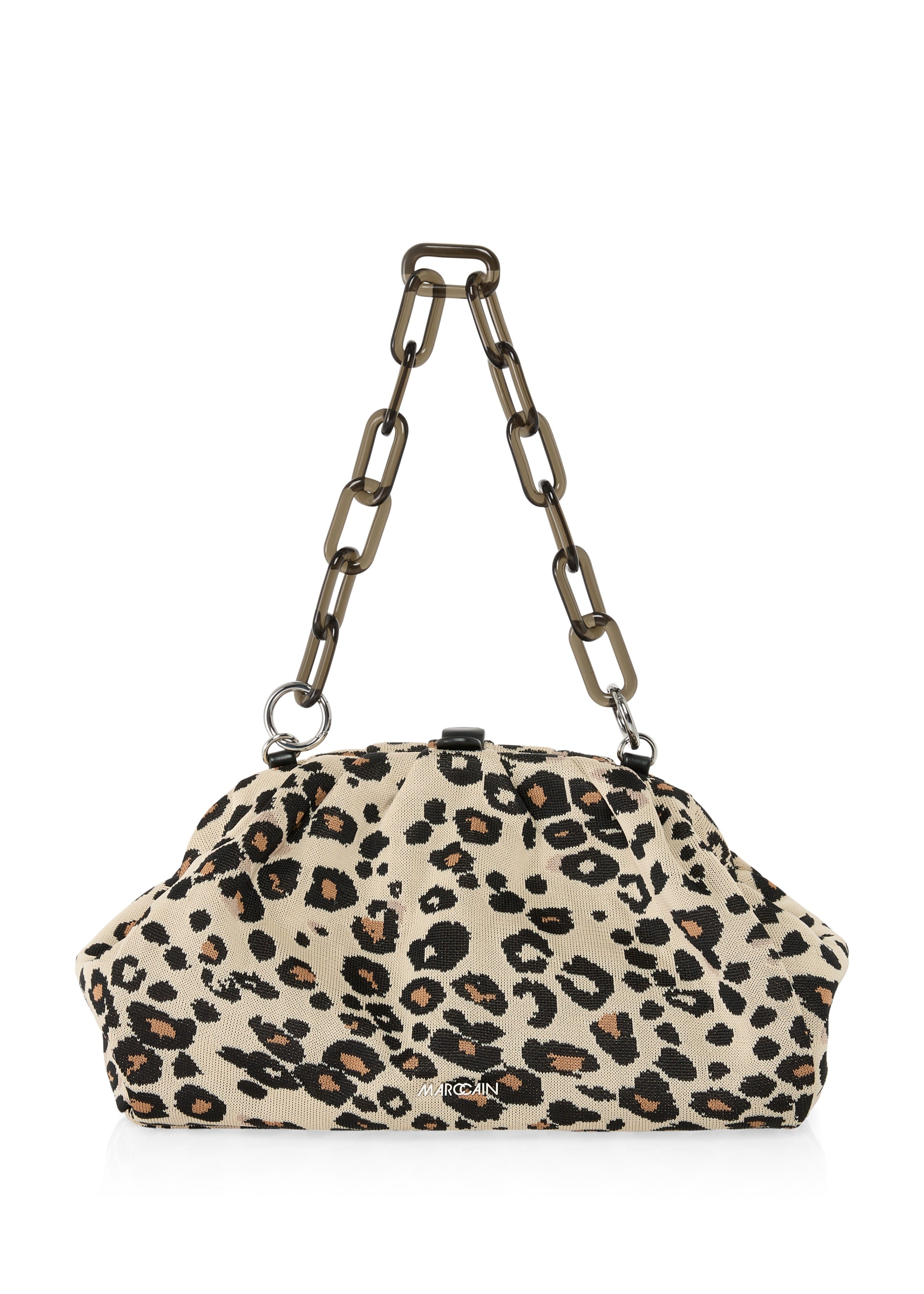 Knitted Clutch Leopard