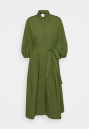 Kentia Dark Green Shirt Dress